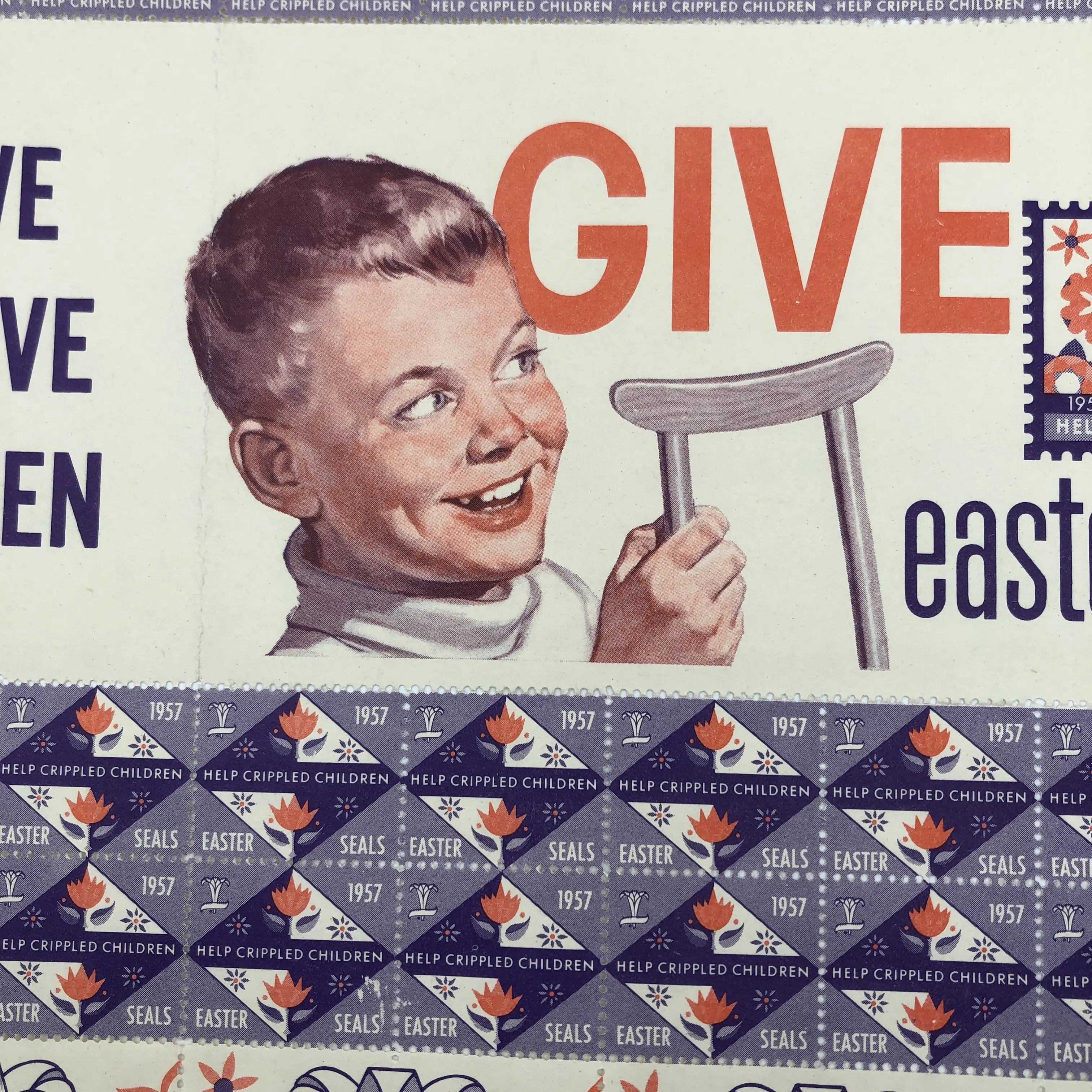 Uncut Collector Grade Sheet of Vintage Stamps, Mint State!