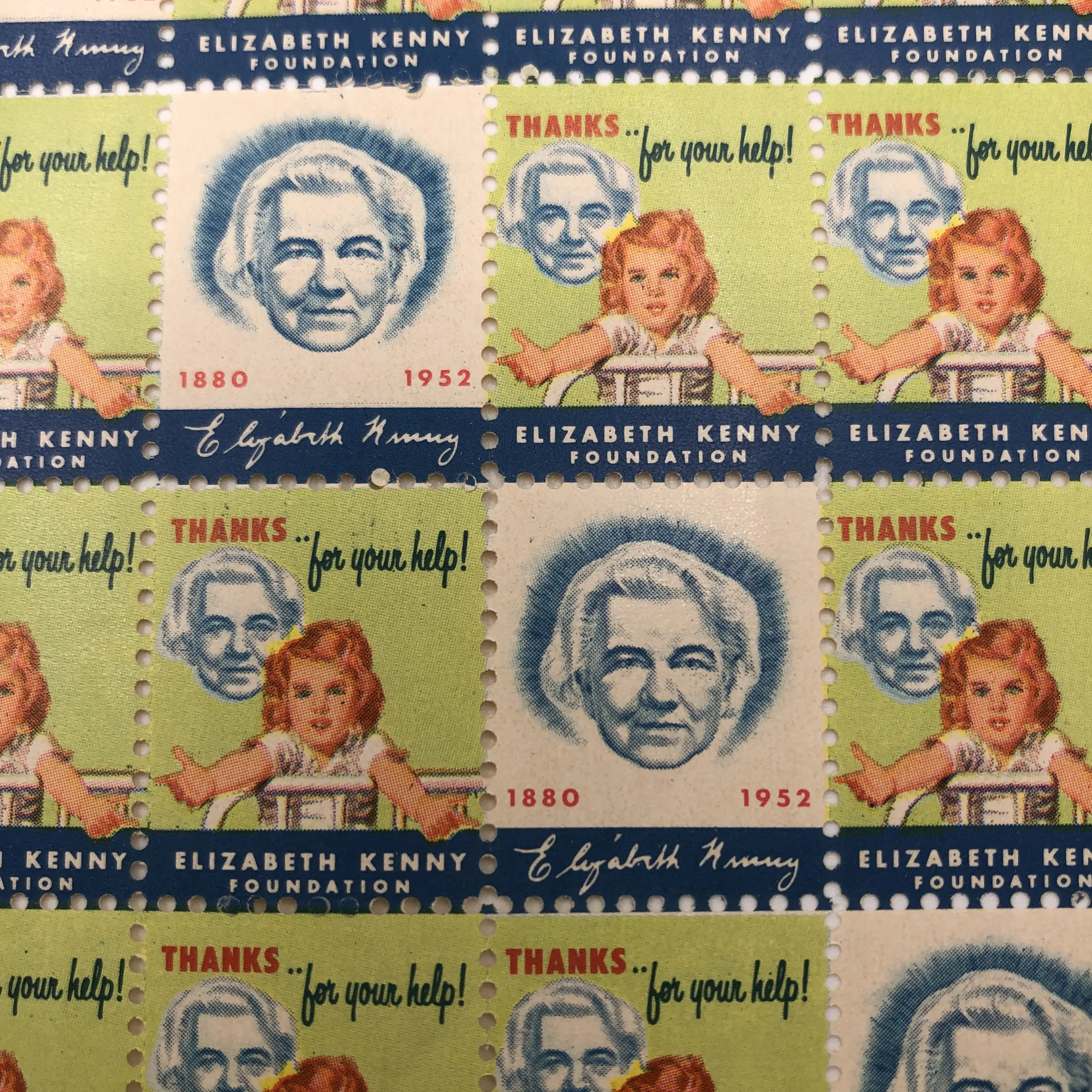 Uncut Collector Grade Sheet of Vintage Stamps, Mint State!