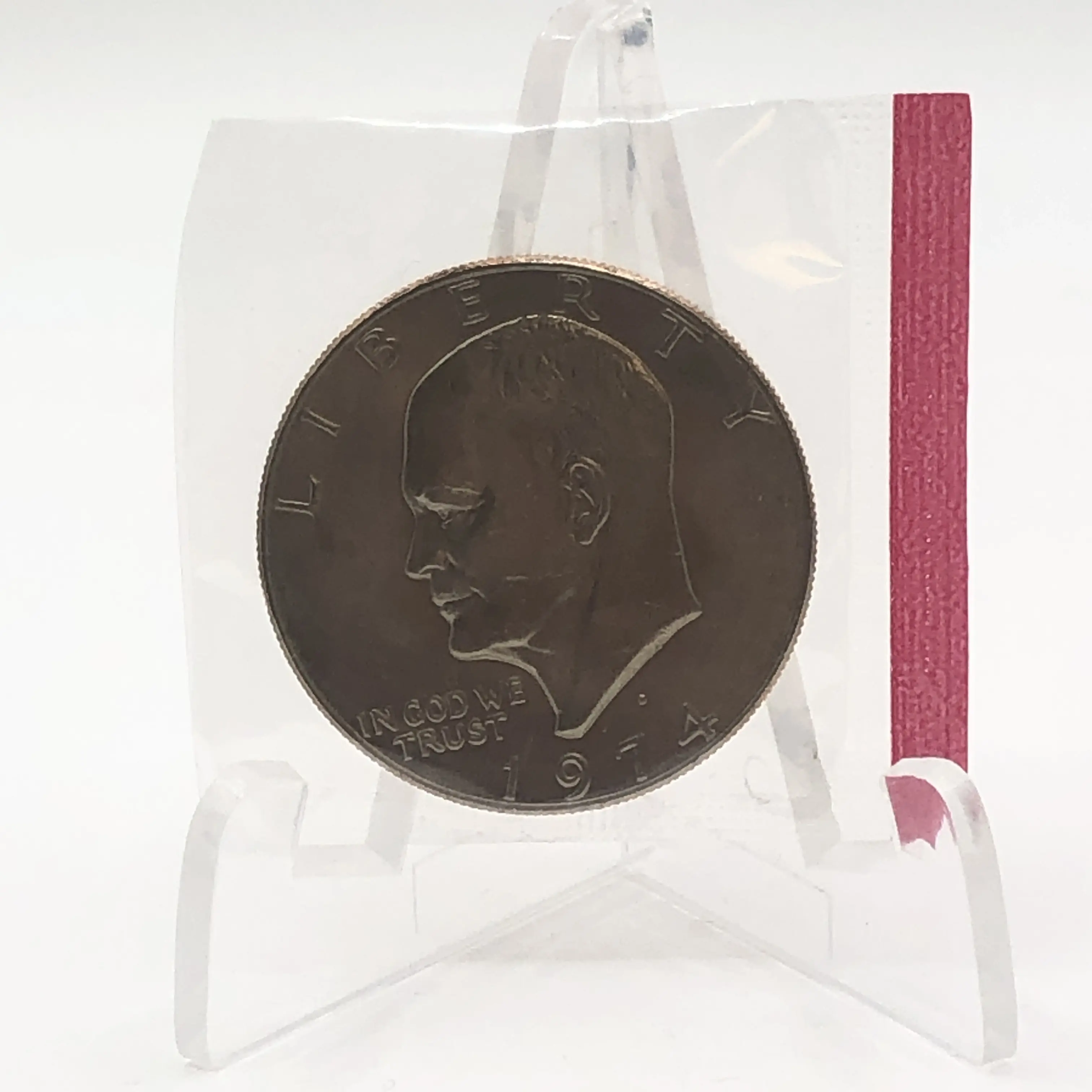 1974 Denver Mint Uncirculated Dwight Eisenhower Dollar Coin