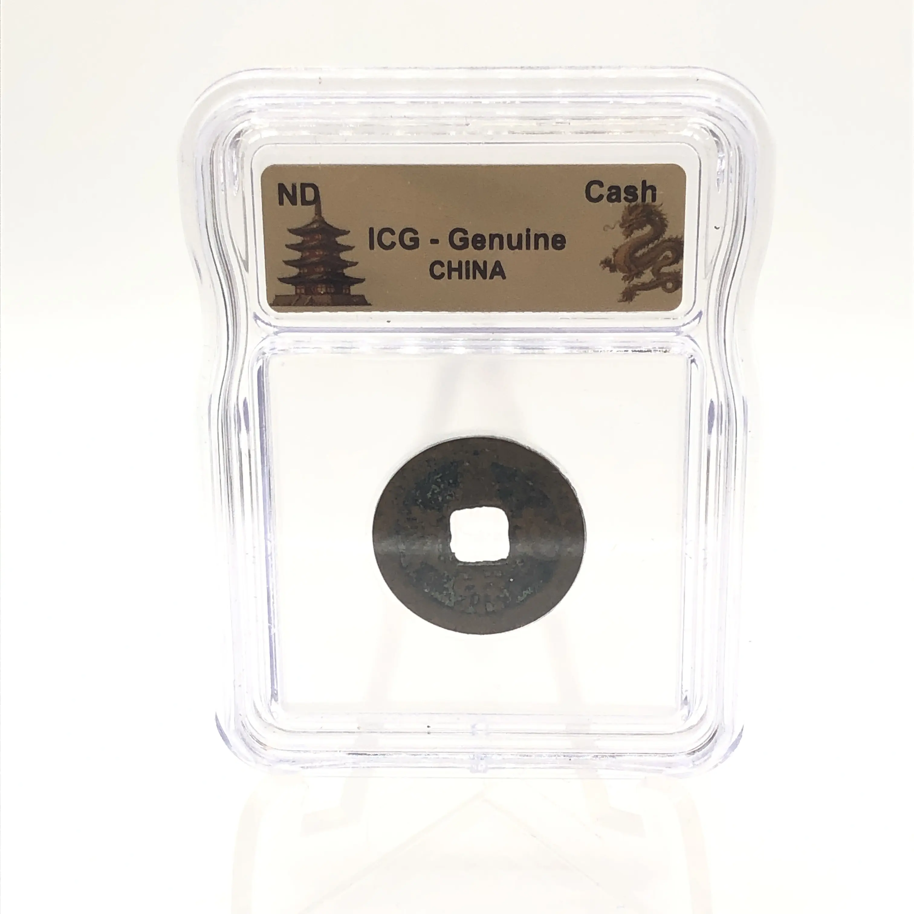 ICG Authenticated 1500s-1800s China Cash Coin