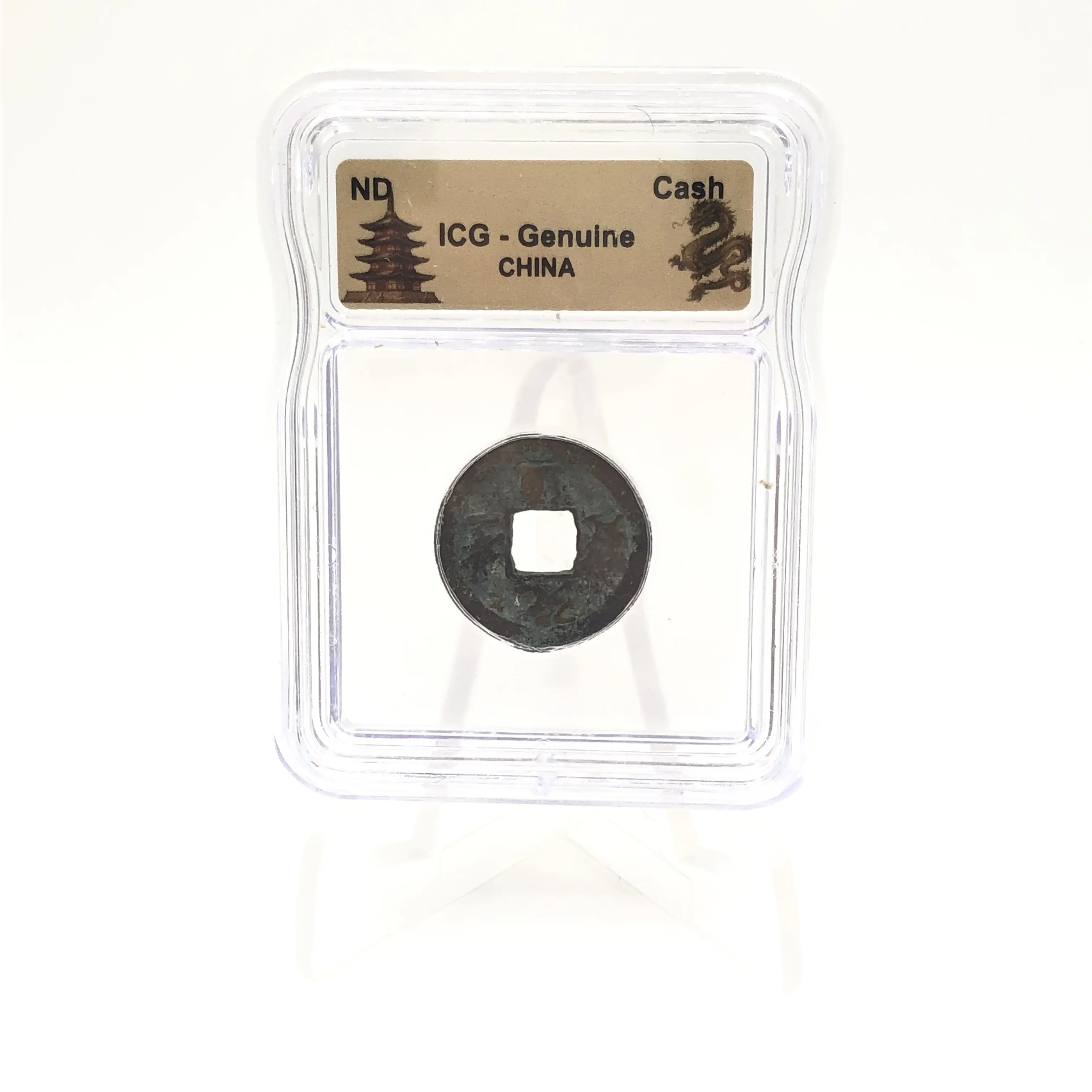 ICG Authenticated 1500s-1800s China Cash Coin