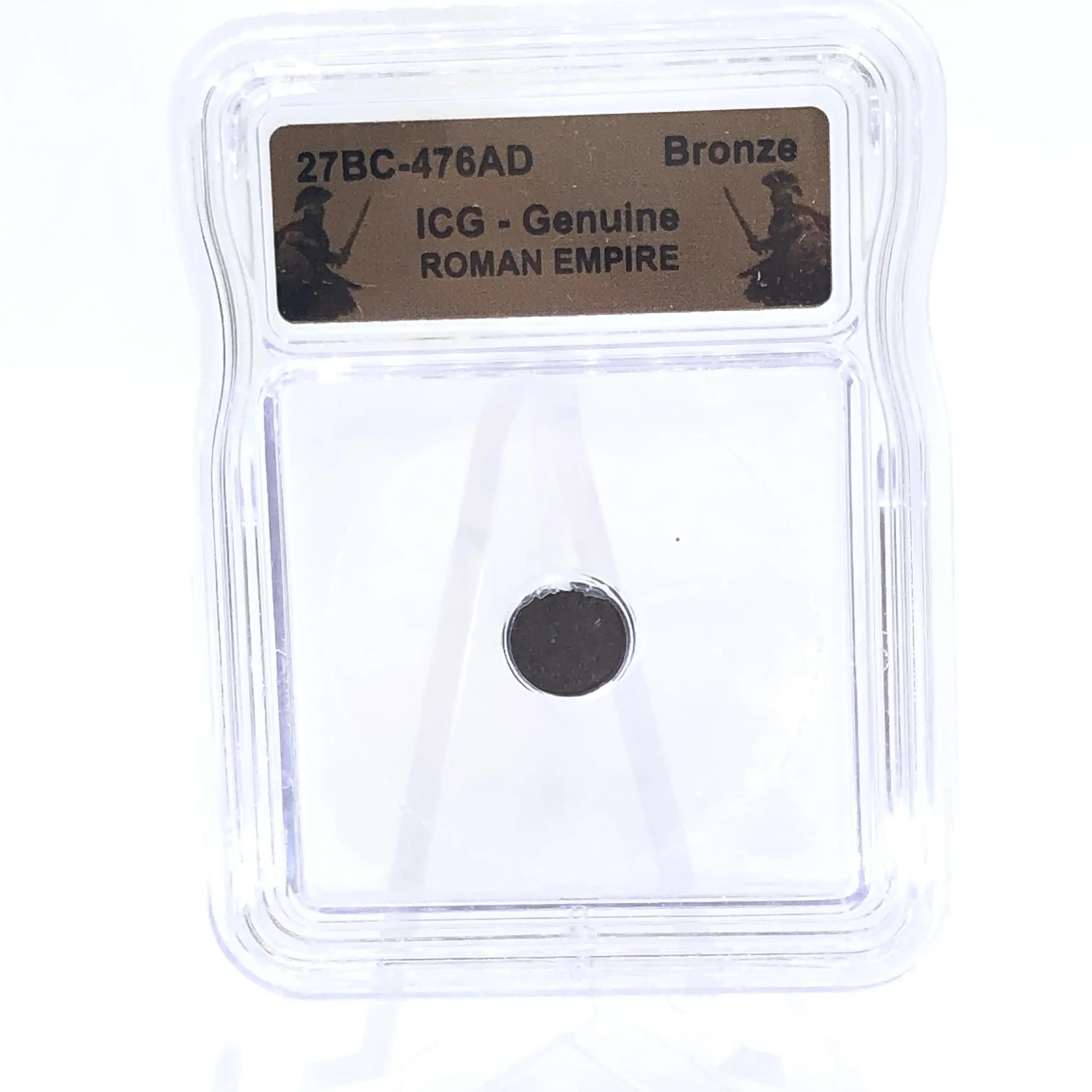 ICG Authenticated Qing Dynasty China Cash Dragon Coin