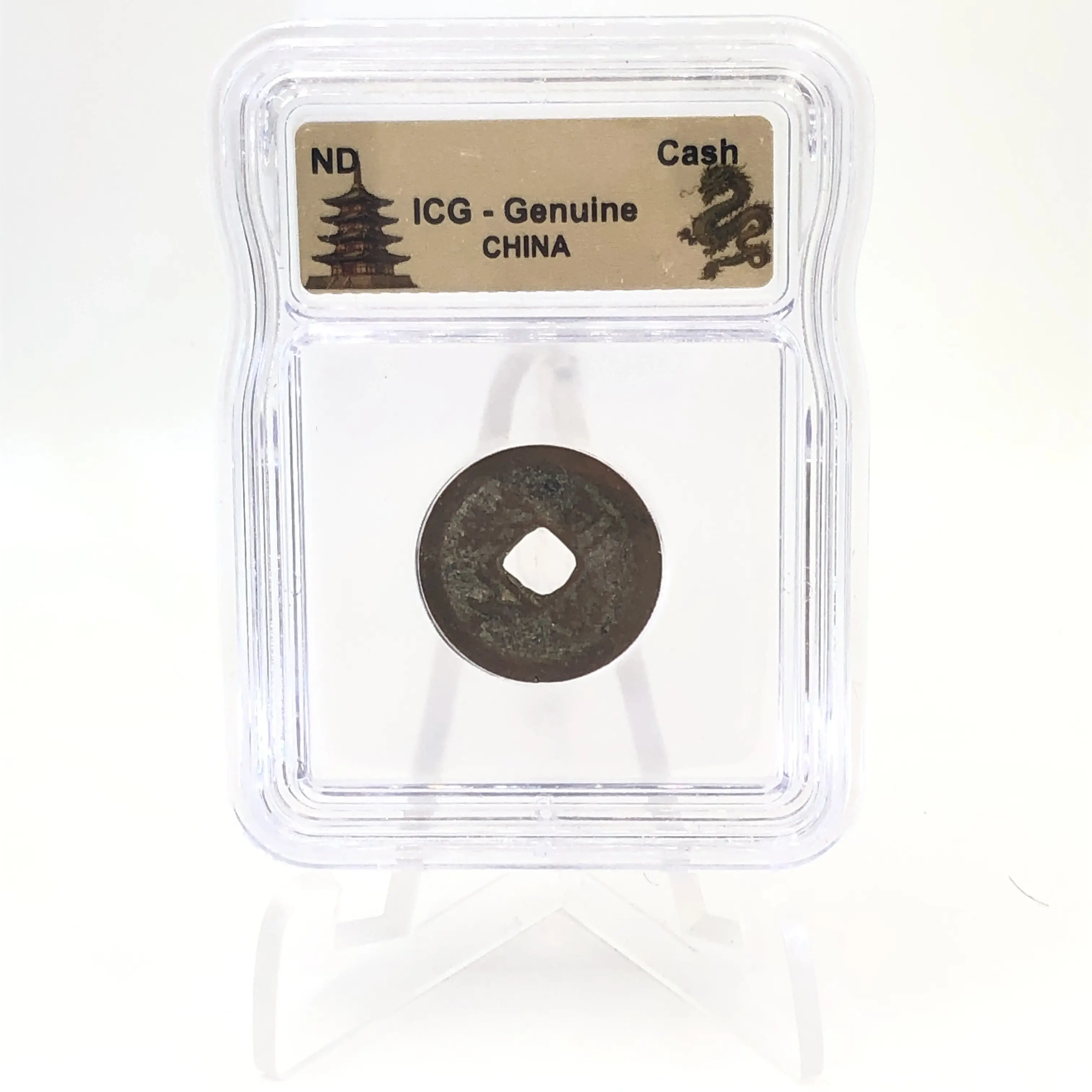 ICG Authenticated 1500s-1800s China Cash Coin