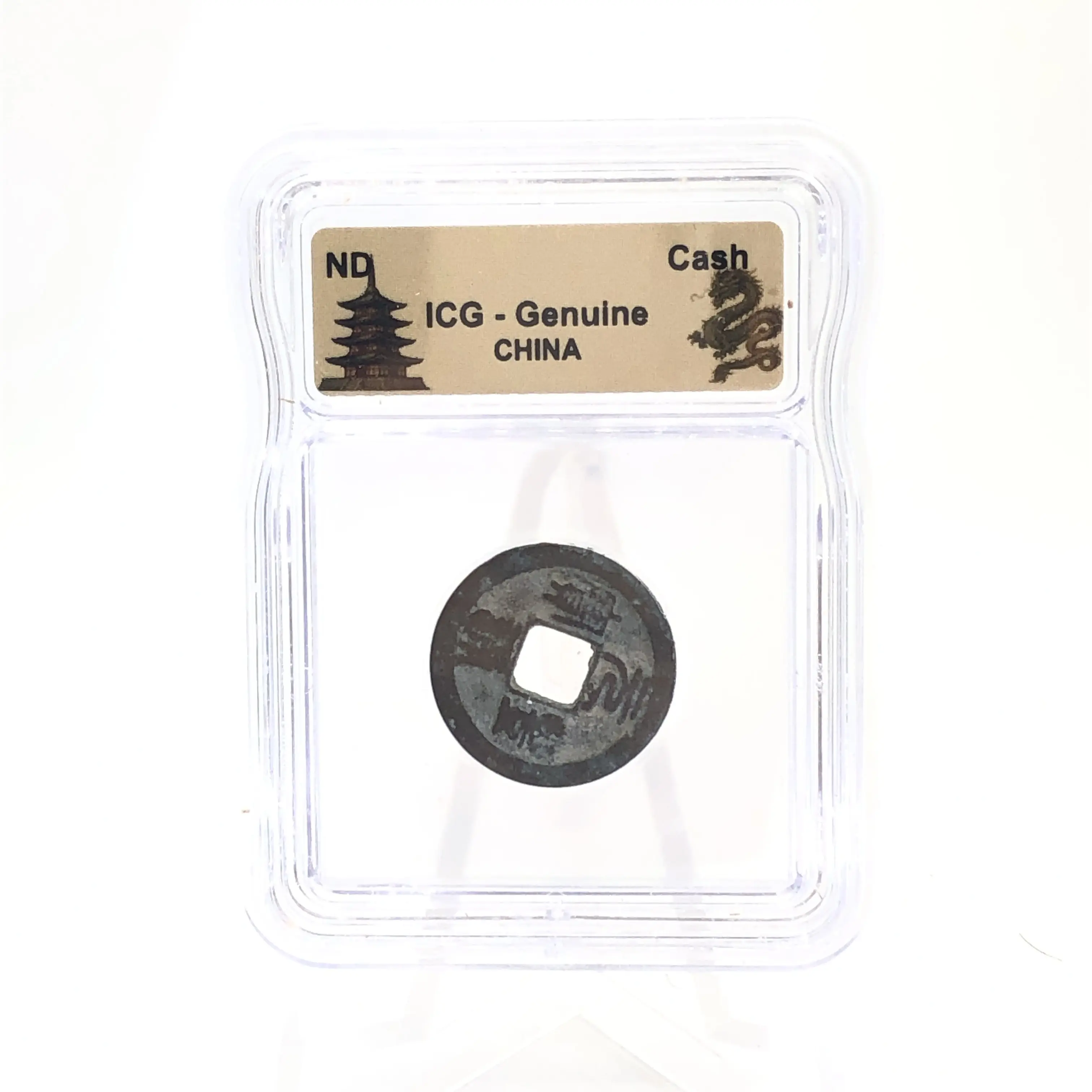 ICG Authenticated 1500s-1800s China Cash Coin