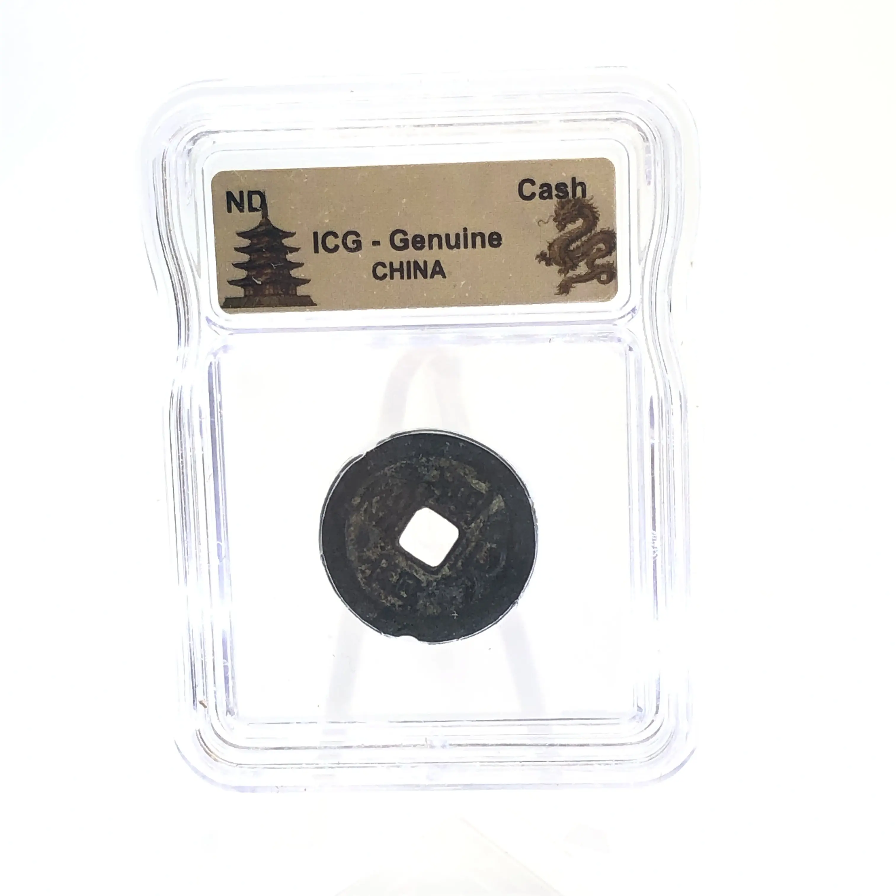 ICG Authenticated 1500s-1800s China Cash Coin