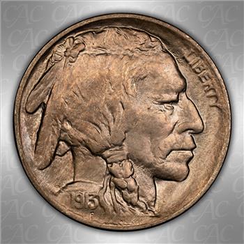 1913 Type 1 Buffalo Nickel Coin CAC AU58